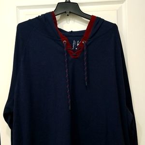 Psycho Bunny, XXL, Navu and Maroon Hoodie